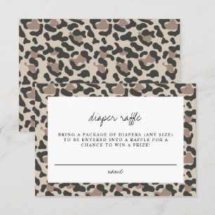 Aubree - Jungle Safari Animal Print Raffle Inbjudningar