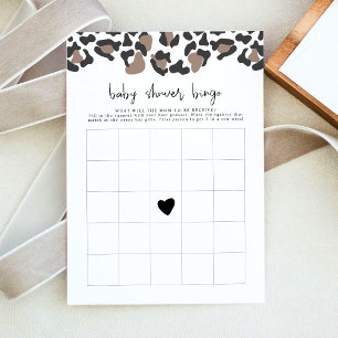 AUBREE Leopard Tryck Safari Bebis Bjudning Bingo S Inbjudningar