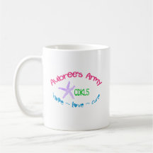 Aubrees mugg för armé CDKL5 11oz