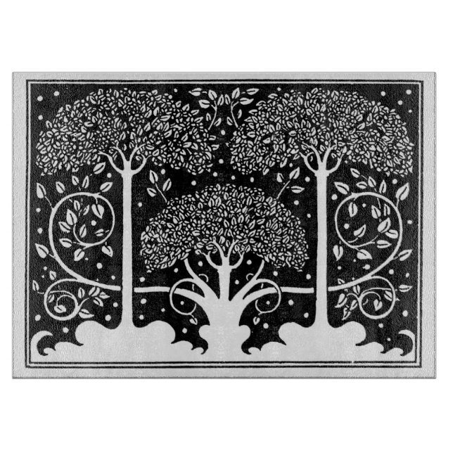 Aubrey Beardsley Art Nouveau Trädmönstertryck (Framsidan)