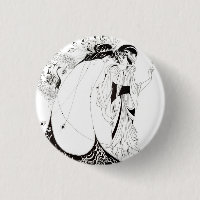 Aubrey Beardsley, knapp på peacock Skirt