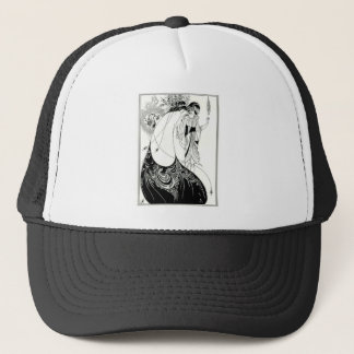 Aubrey Beardsley påfågelkjol Truckerkeps