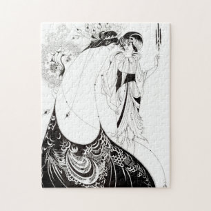 Aubrey Beardsley, Peacock Skirt Puzzle Pussel