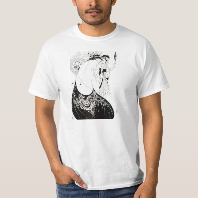 Aubrey Beardsley The Peacock Skirt T-shirt (Framsida)