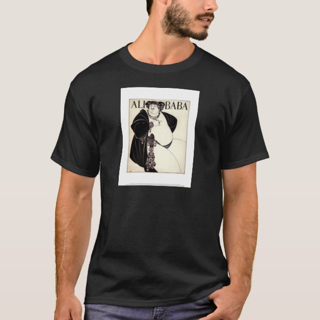 AUBREY BEARDSLEY - TRYCK FÖR ALI BABA TEE (Framsida)
