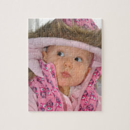 Aubrey på ett pussel