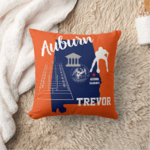 Auburn Alabama Navy och Orange Football