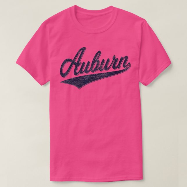 AUBURN ALABAMA VARSITY SCRIPT CLASSIC SPORTS JERSE T SHIRT (Design framsida)