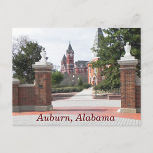 Auburn Alabama - vykort