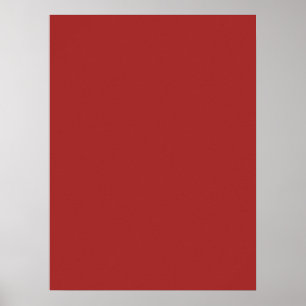 Auburn (fast färg) poster