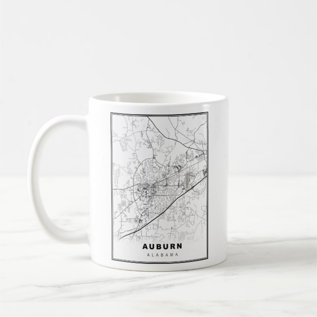 Auburn Karta Kaffemugg (Vänster)