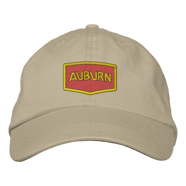 Auburn Logotyp Hat Broderad Keps (Framsida)