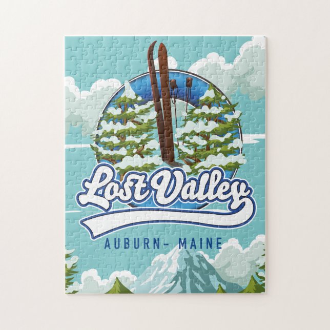 Auburn, Maine, Borttappad valley ski Pussel (Vertikal)
