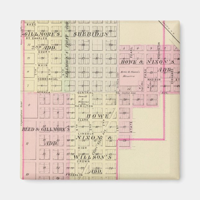 Auburn, Nebraska Magnet (Framsidan)