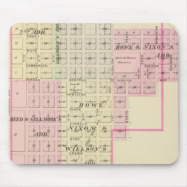 Auburn, Nebraska Musmatta (Framsidan)