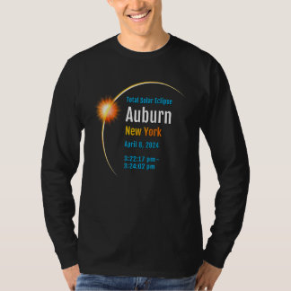 Auburn New York NY Total Solar Eclipse 2024  1  T Shirt