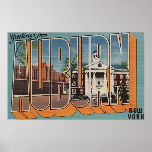 Auburn, New York - Stora Brev Scenes Poster (Framsidan)