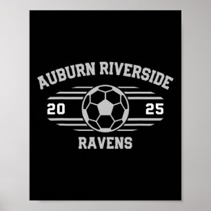 Auburn Riverside Ravens Fotboll Byll 2025 Poster