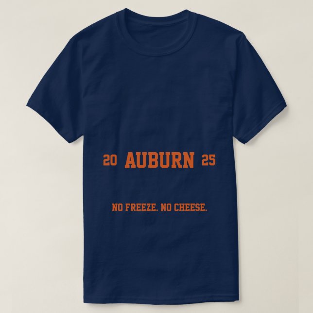 Auburn Tigers 2025 T Shirt (Design framsida)