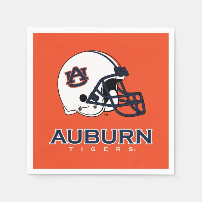 Auburn Universiteten | Auburn Football Pappersservett (Framsidan)