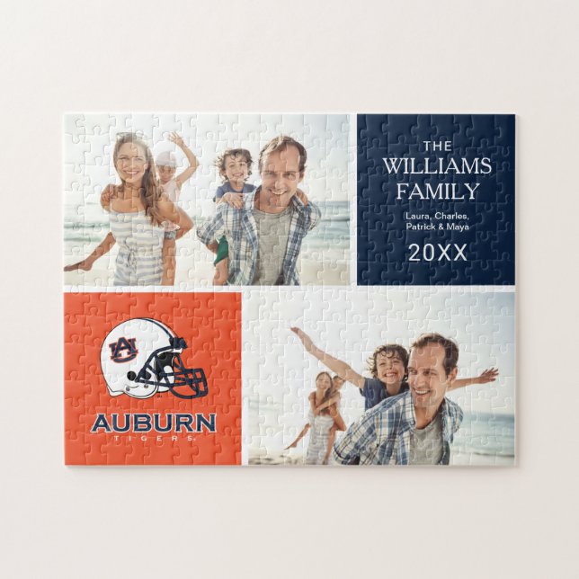 Auburn Universiteten | Auburn Football Pussel (Horisontell)