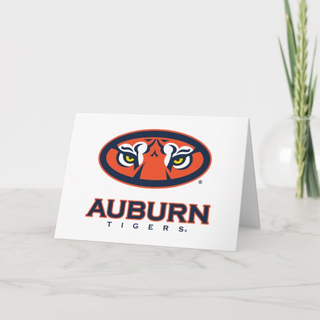 Auburn Universiteten | Auburn Tigers Kort (Framsida)