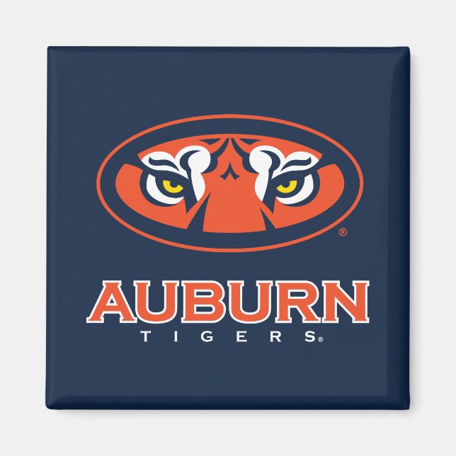 Auburn Universiteten | Auburn Tigers Magnet (Framsidan)