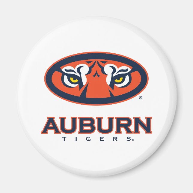 Auburn Universiteten | Auburn Tigers Magnet (Framsidan)