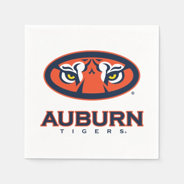 Auburn Universiteten | Auburn Tigers Pappersservett (Framsidan)