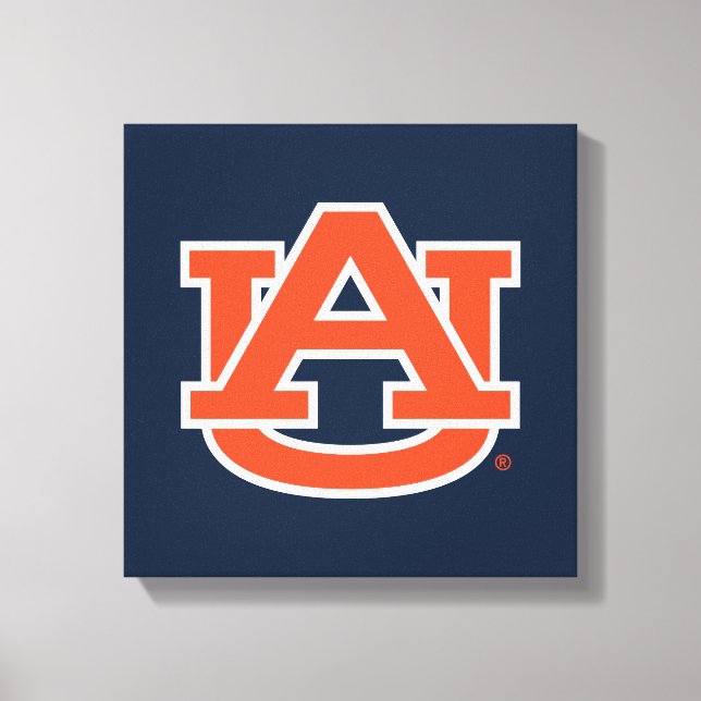 Auburn Universiteten | Auburn UA Logotyp Canvastryck (Framsida)