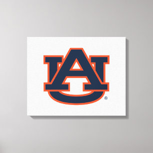 Auburn Universiteten Auburn UA Logotyp Canvastryck