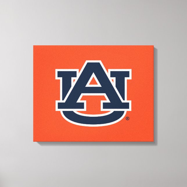 Auburn Universiteten | Auburn UA Logotyp Canvastryck (Framsida)
