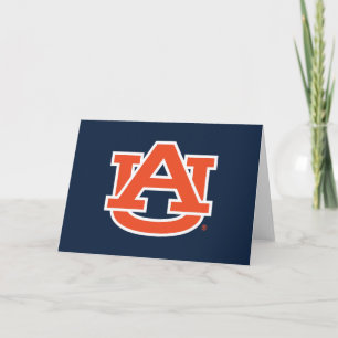 Auburn Universiteten   Auburn UA Logotyp Kort