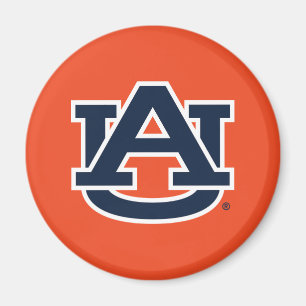 Auburn Universiteten Auburn UA Logotyp Magnet