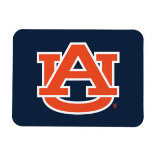 Auburn Universiteten   Auburn UA Logotyp Magnet