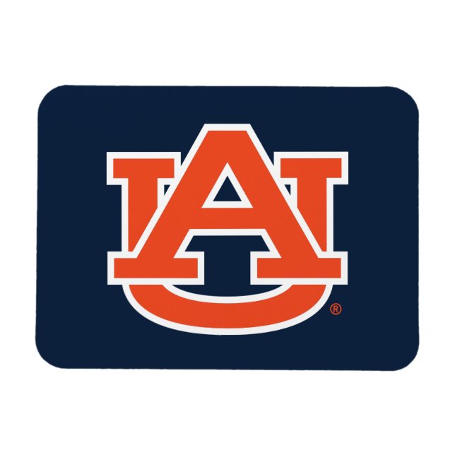 Auburn Universiteten | Auburn UA Logotyp Magnet (Horisontell)