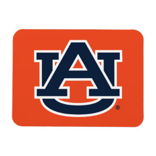 Auburn Universiteten Auburn UA Logotyp Magnet
