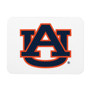 Auburn Universiteten Auburn UA Logotyp Magnet