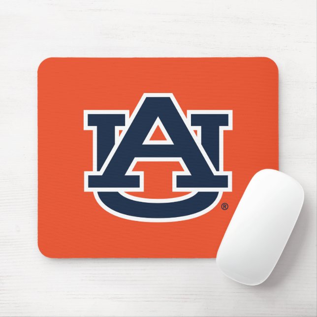Auburn Universiteten | Auburn UA Logotyp Musmatta (Med mus)
