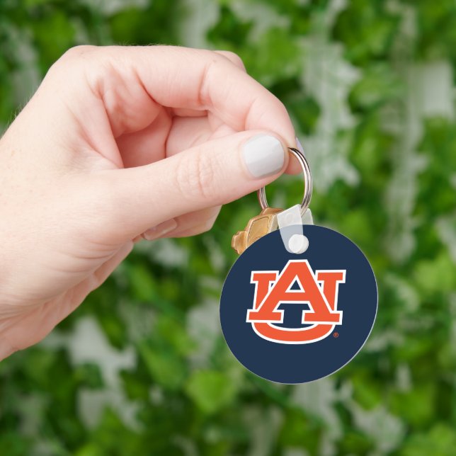 Auburn Universiteten | Auburn UA Logotyp Nyckelring (Hand)