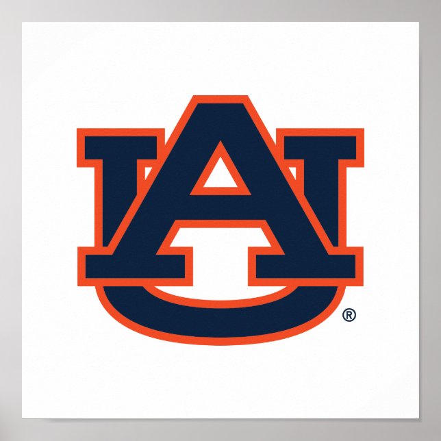 Auburn Universiteten | Auburn UA Logotyp Poster (Framsidan)