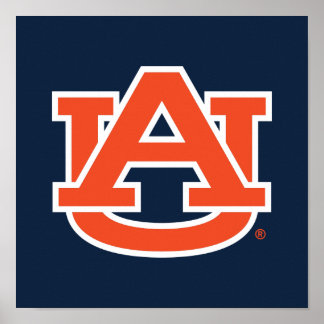 Auburn Universiteten | Auburn UA Logotyp Poster