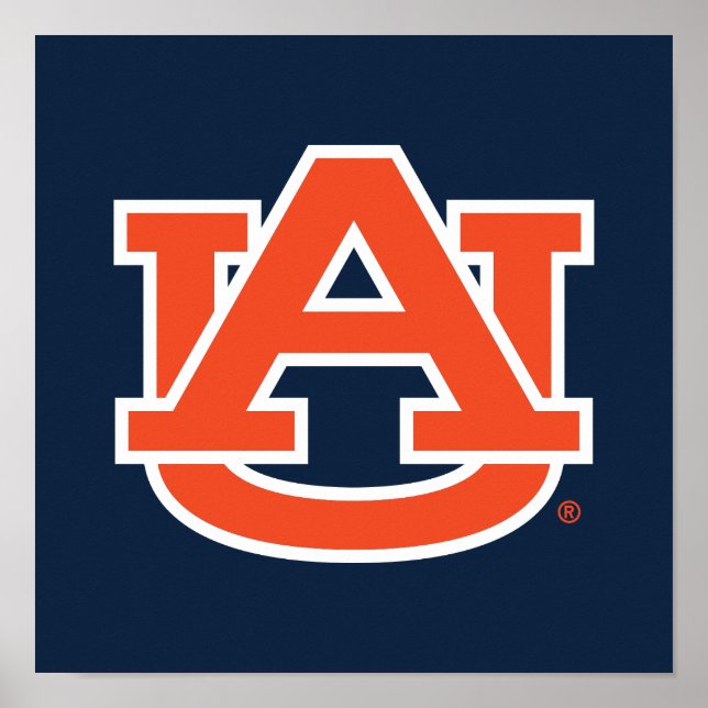 Auburn Universiteten | Auburn UA Logotyp Poster (Framsidan)