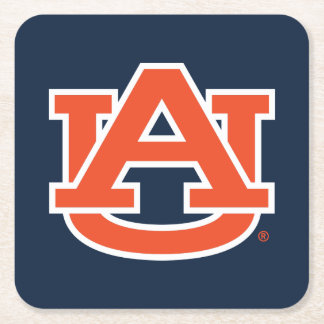 Auburn Universiteten | Auburn UA Logotyp Underlägg Papper Kvadrat