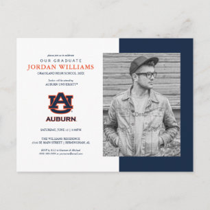 Auburn Universiteten   Future Auburn Grad Meddelande Vykort