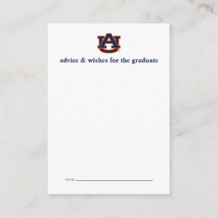 Auburn Universiteten Studenten Auburn Tigers Anteckningskort