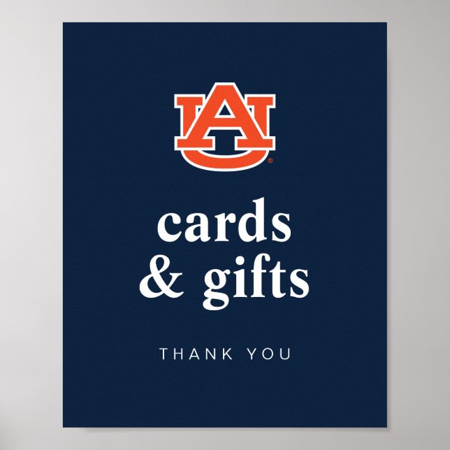 Auburn Universiteten Studenten - Auburn Tigers Poster (Framsidan)
