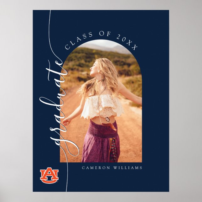 Auburn Universiteten Studenten - Auburn Tigers Poster (Framsidan)