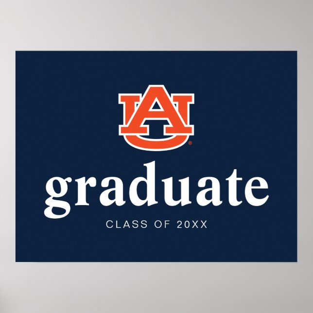 Auburn Universiteten Studenten - Auburn Tigers Poster (Framsidan)