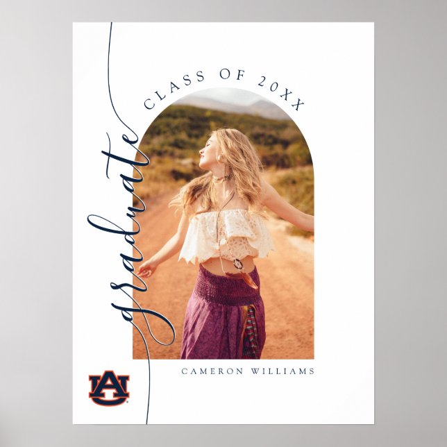 Auburn Universiteten Studenten | Auburn Tigers Poster (Framsidan)